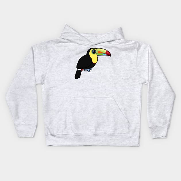 Birdorable Keel-billed Toucan Kids Hoodie by birdorable